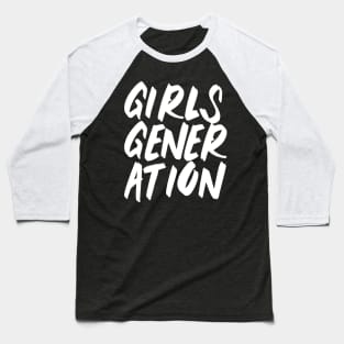 Girls' Generation Brush (White) Baseball T-Shirt